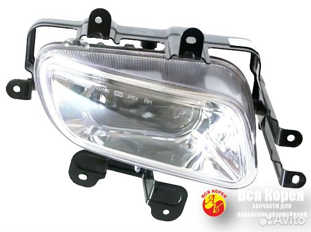 Фара противотуманная в бампер RH квадрат Терракан