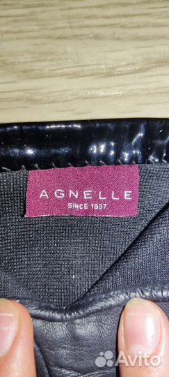 Кожаные женские перчатки