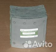 Накладка тормозная 200мм Lдуги186 толщина 1 (зтм)