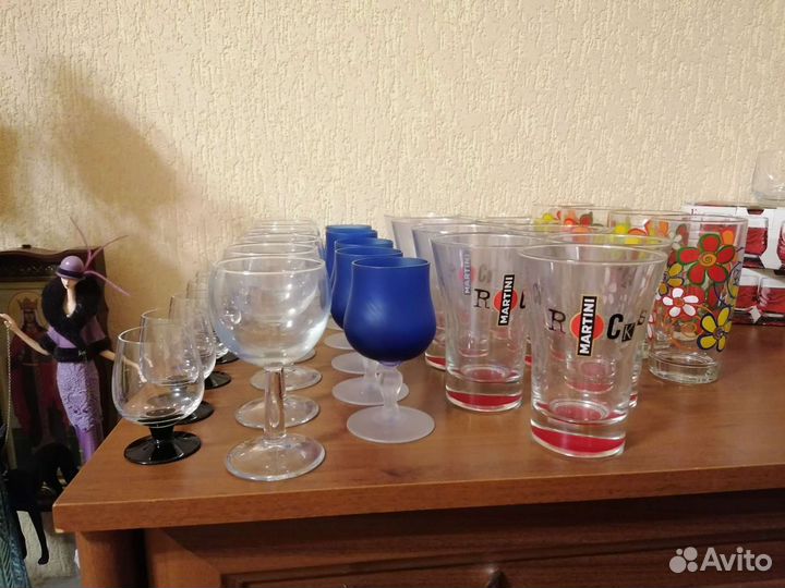 Рюмки, бокалы, стаканы