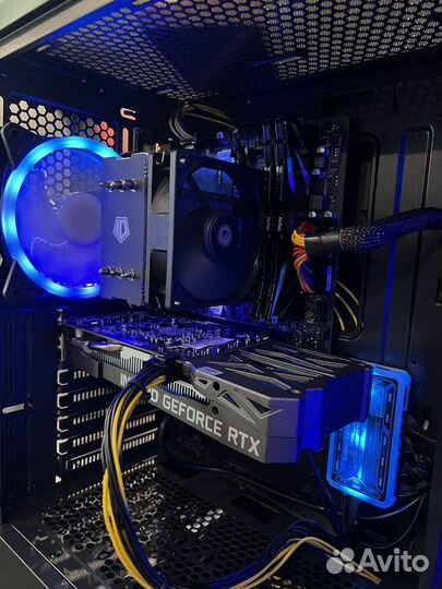 Игровой компьютер AMD Ryzen 5 5500 + RTX 3050 8gb