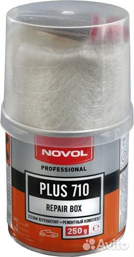 Ремонтный комплект для пластика Novol Plus 710 (с