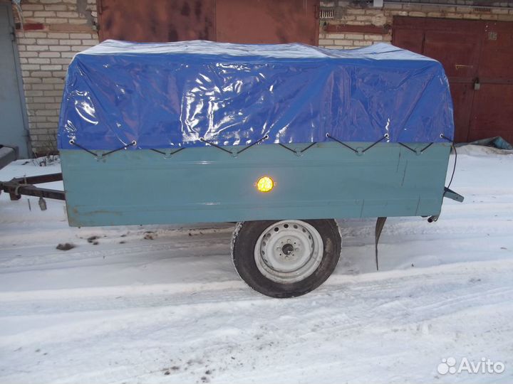 Тент средней высоты Н470 на прицеп Ммз вышлю