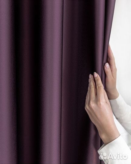 Шторы блэкаут аврора фиолет новые пошив
