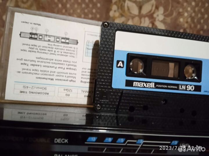 Аудио кассета maxell