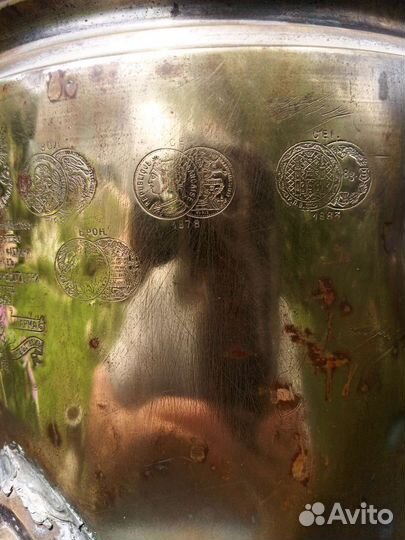 Самовар на дровах старинный