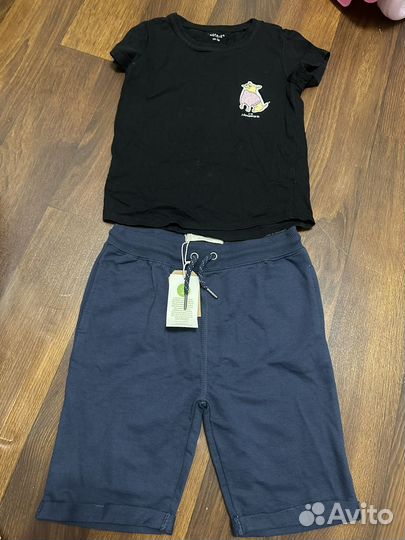 Вещи на девочку пакетом 140р