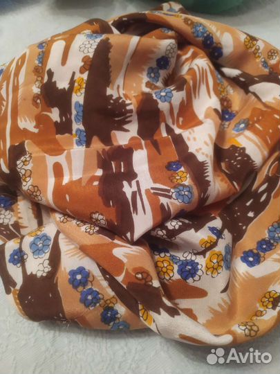 Отрез крепдешин,шерсть,винтаж СССР