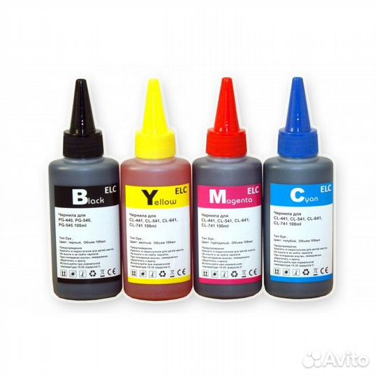 Комплект чернил 4 цвета для Canon PG-440/CL-441 (4