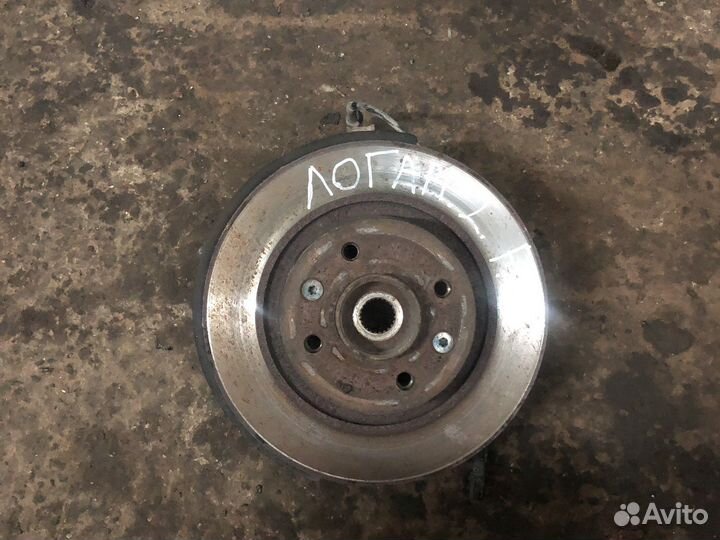 Renault logan 2 кулак поворотный