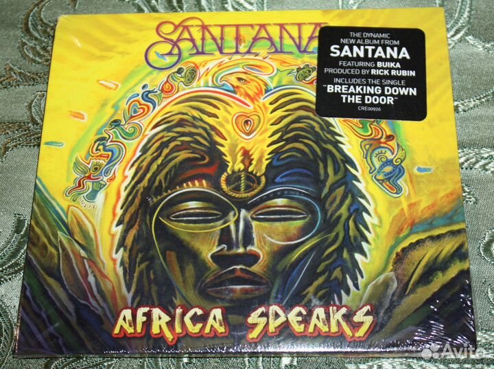 CD Santana – Africa Speaks (USA) Новый, запечатан