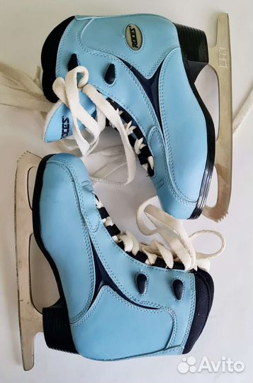 Коньки голубые женские roces