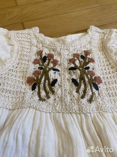 Платье детское из муслина Zara