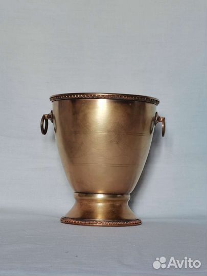 Ведро для шампанского латунное