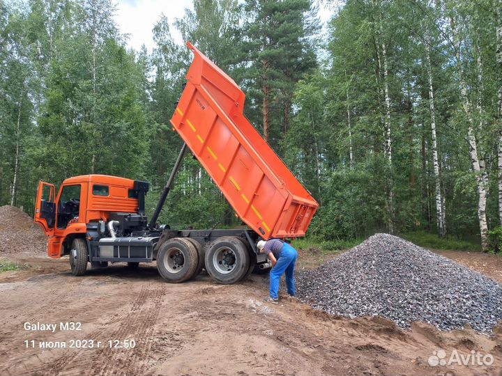 Щебень от 1м3 гранитный доломитовый