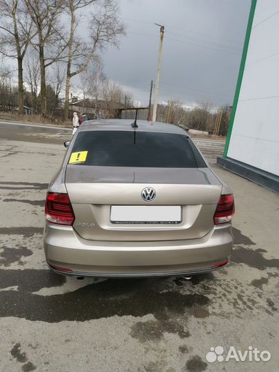 Volkswagen Polo 1.6 AT, 2017, 86 500 км