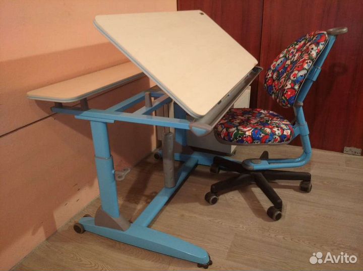 Парта с газ-лифтом+стул Nanotec