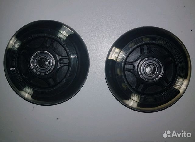 Колеса для самоката 80 мм. Новые, светятся