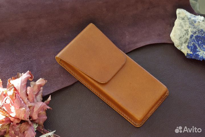 Чехол на телефон Z fold 4. На заказ. Кожа Handmade