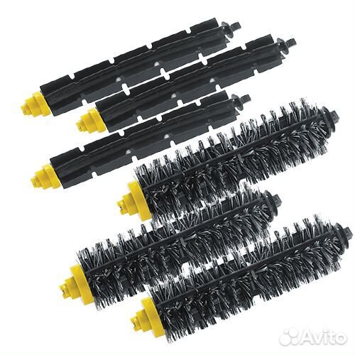 Щетка ворсовая и резиновая для iRobot Roomba