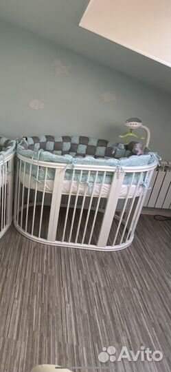 Кровать трансформер 8 В 1 Premium baby