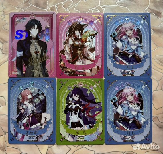 Коллекционные карты honkai star rail хонкай