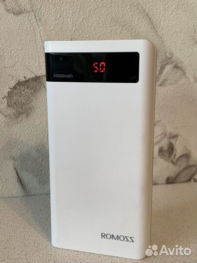 Повер банк (внешний аккумулятор) romoss sense 6P