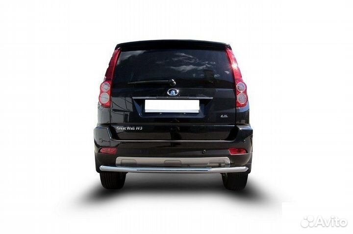 Защита заднего бампера Great Wall hover H3(2014)