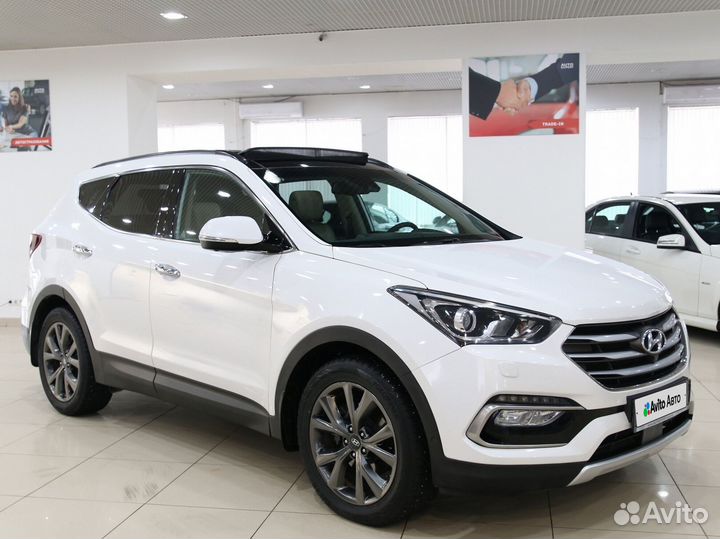 Hyundai Santa Fe 2.2 AT, 2018, 117 000 км