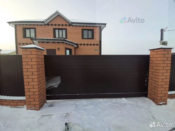 Откатные ворота Алютех