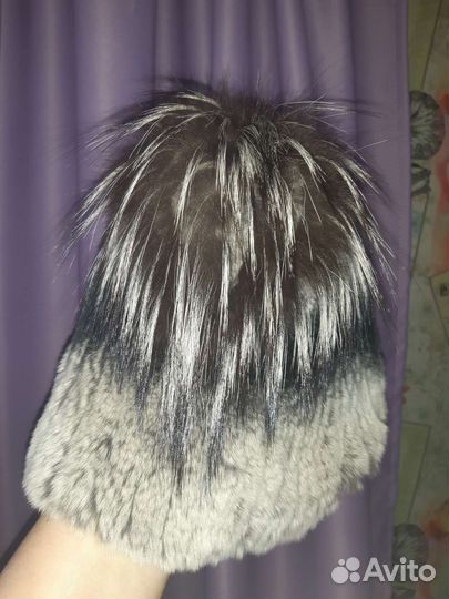 Шапка меховая женская бу