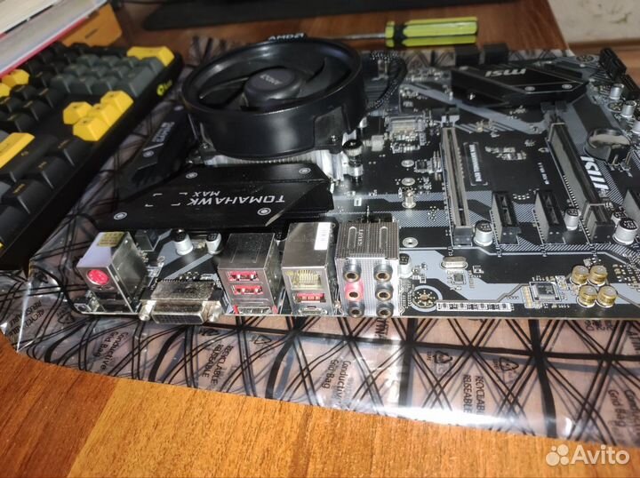 Msi b450 Tomahawk Max (неисправная)