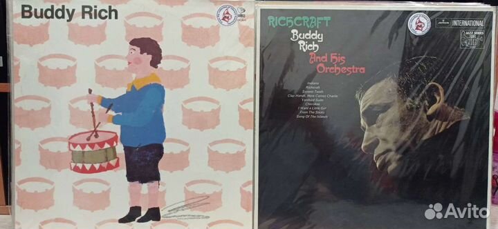 Винил диски Buddy Rich. Blackey.Roach.Krupa