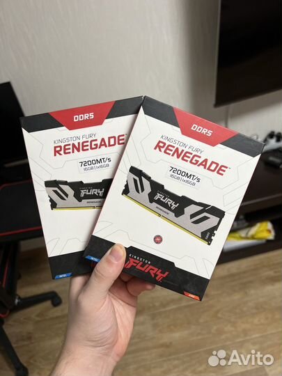 Kingston Fury Renegade DDR5 32Gb, 7200Mhz, 2x16Gb