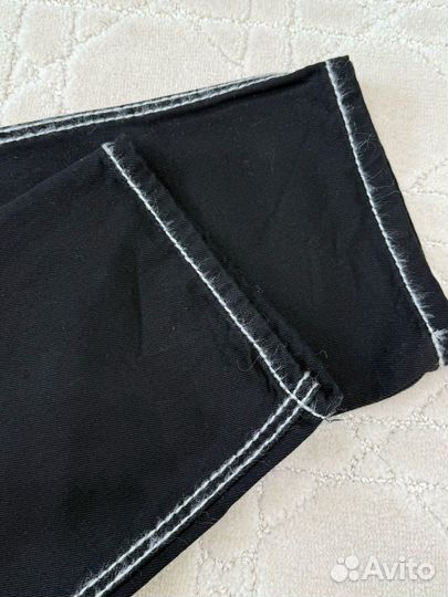 Джинсы chanel черные