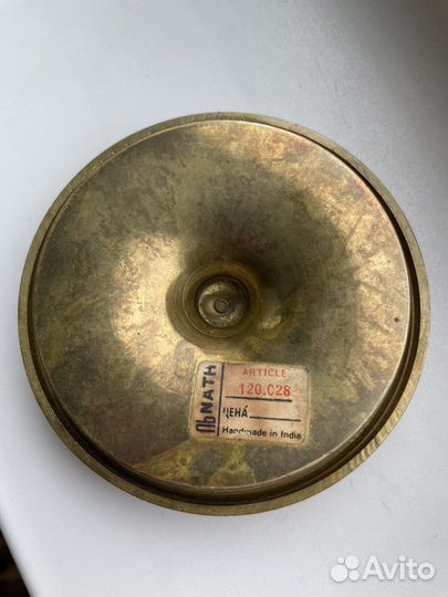 Пепельница латунь Индия