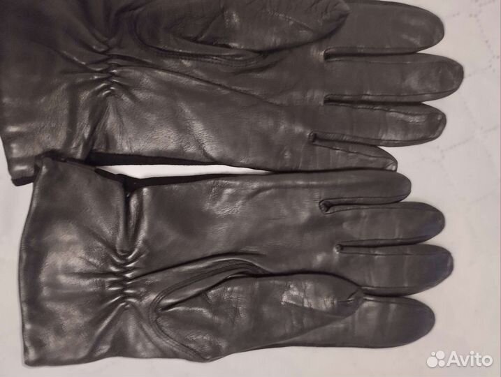 Перчатки кожаные Elegance