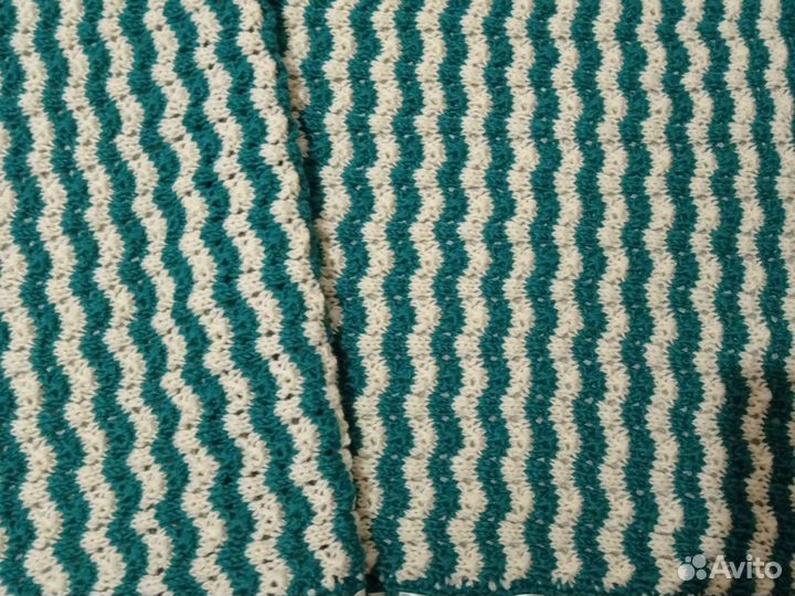 Плед детский вязаный