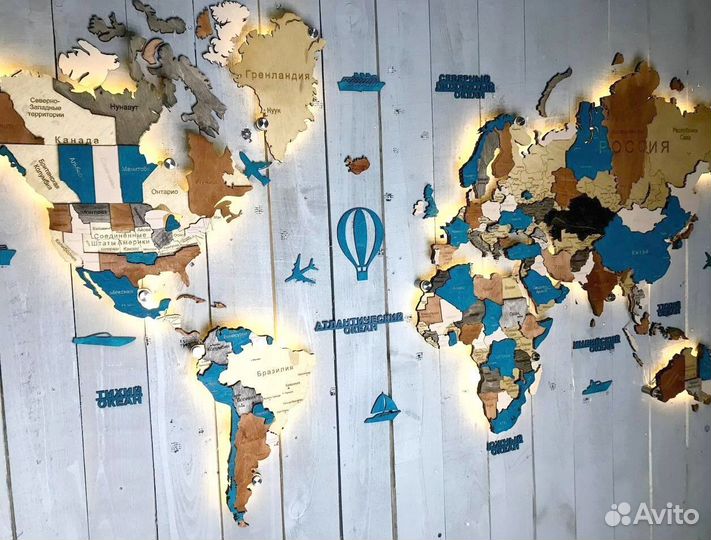 Карта России от производителя