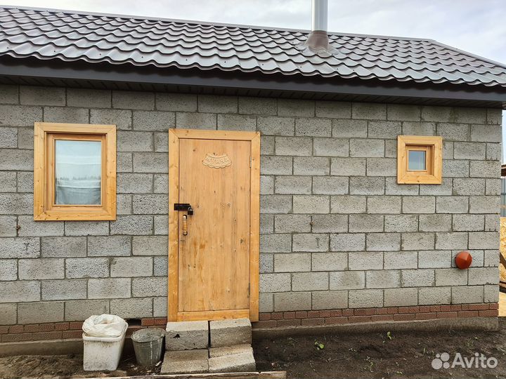 Баня из блоков под ключ