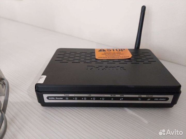 Wi-fi роутер D-link DSL-2640U