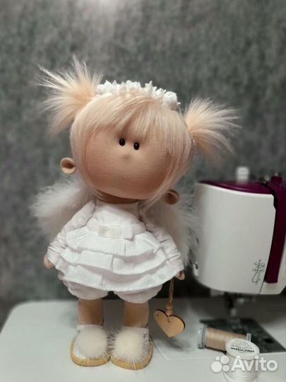 Кукла Ангел с Сердечком, ручная работа