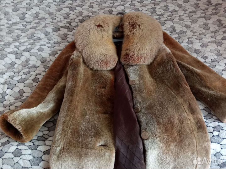 Шуба мутоновая 44