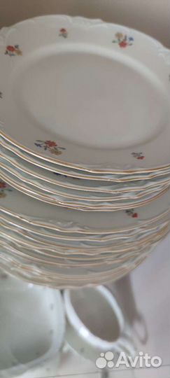 Антиквариат костяной фарфор Zeh Scherzer 1930г Гер