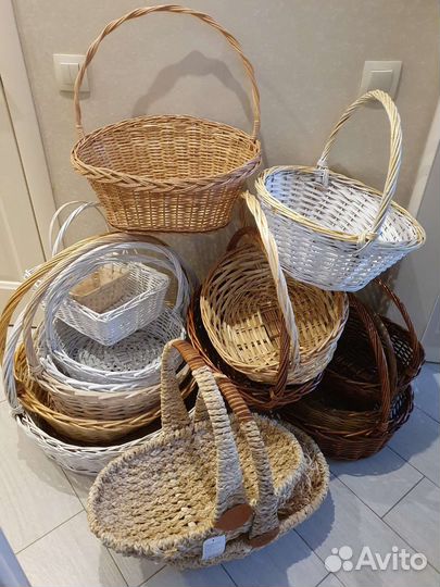 Корзина для подарков и цветов смотрите все фото