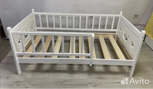 Кровать 2е спальное без мягкой спинки лдсп для мал