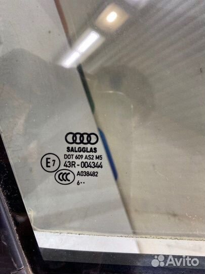 Форточка двери передняя правая Audi Q7 4MB cvmd