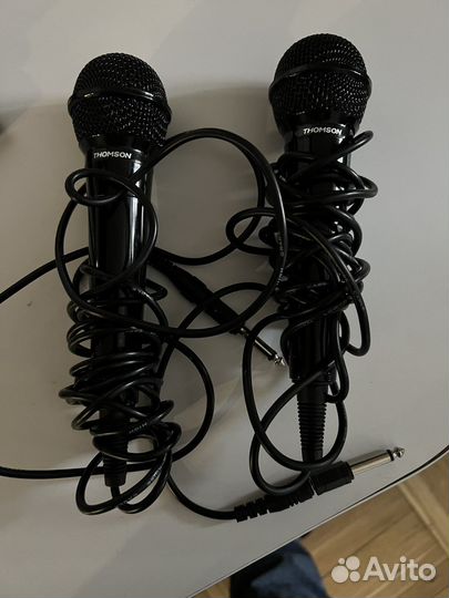 Микрофон для караоке Thomson M135D 2 штуки