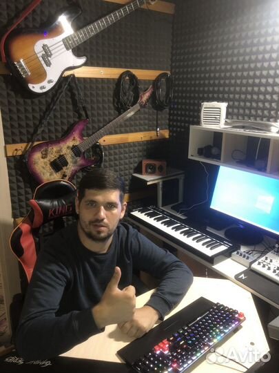 Студия звукозаписи. Запись песни