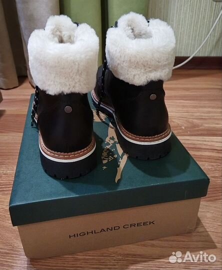 Ботинки женские highland creek новые, р. 37